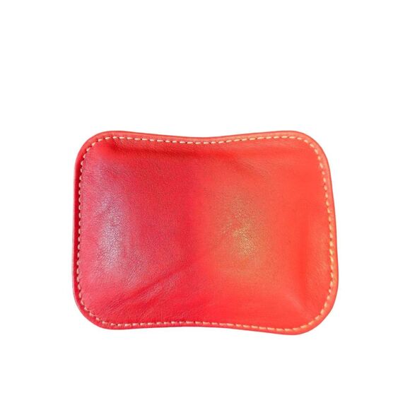 Coach Vintage Red Leather Paperweight Office Supply - Picture 2 of 2